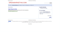 Desktop Screenshot of dreammarketing.com